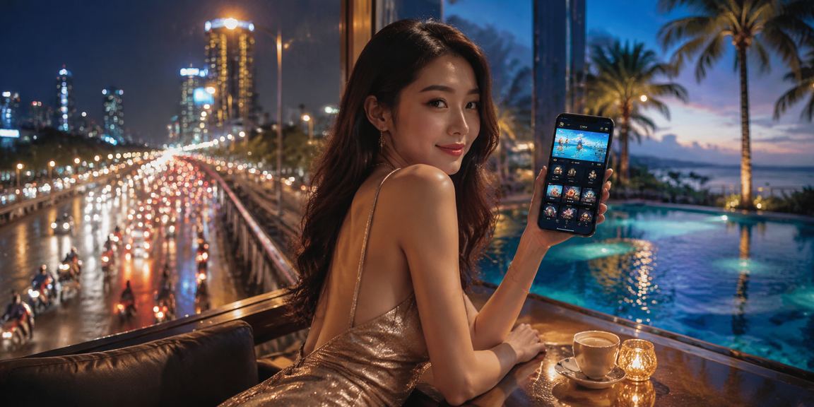 Người dùng tại TP.HCM kích hoạt voucher casino trên điện thoại di động bên cà phê